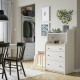 Komoda 3 szuflady z półką, biały HAUGA 505.815.29