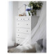 Komoda, 6 szuflad, biała bejca HEMNES 602.392.73