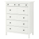 Komoda, 6 szuflad, biała bejca HEMNES 602.392.73