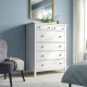 Komoda, 6 szuflad, biała bejca HEMNES 602.392.73