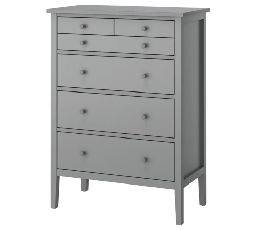 Komoda, 6 szuflad, szary GULLABERG 606.098.96
