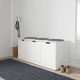 Komoda, 3 szuflady, biały NORDLI 692.765.67
