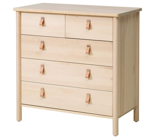 Komoda, 5 szuflad, brzoza BJÖRKSNÄS 704.072.99