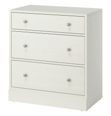 Комод, 3 ящика, белый HAVSTA 705.994.77