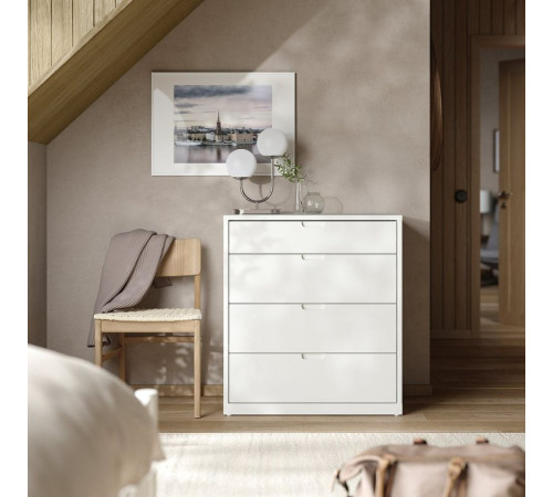 Komoda, 4 szuflady, kremowy TONSTAD 706.146.18