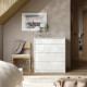 Komoda, 4 szuflady, kremowy TONSTAD 706.146.18