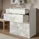 Komoda, 4 szuflady, kremowy TONSTAD 706.146.18
