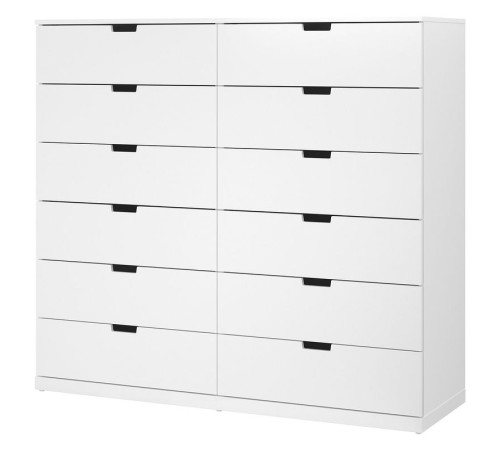 Komoda,12 szuflad, biały NORDLI 792.394.90