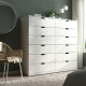 Komoda,12 szuflad, biały NORDLI 792.394.90