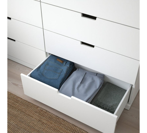 Komoda,12 szuflad, biały NORDLI 792.394.90
