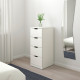 Komoda, 4 szuflady, biały NORDLI 792.398.43
