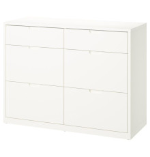 Комод, 6 ящиков, кремовый, TONSTAD 806.146.27