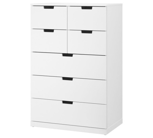 Komoda, 7 szuflad, biały NORDLI 992.395.02