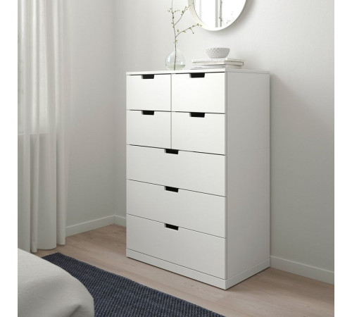 Komoda, 7 szuflad, biały NORDLI 992.395.02