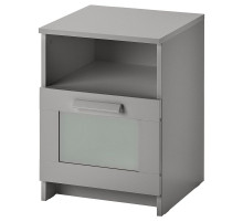 Прикроватный столик, серый BRIMNES 405.982.57