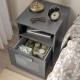 Stolik nocny, szary BRIMNES 405.982.57
