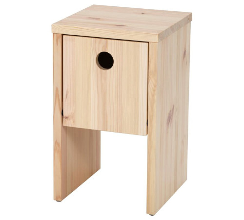 Stolik nocny, sosna z drzwiami uchylnymi IKEA PS 2026 606.199.42
