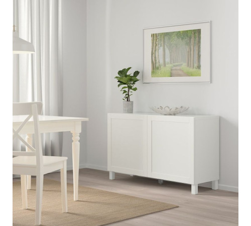 Kombinacja z drzwiami, biały/Hanviken/Stubbarp biały BESTÅ 792.821.86