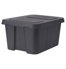Pojemnik z pokrywką, wew/zew, ciemnoszary KLÄMTARE 702.923.64