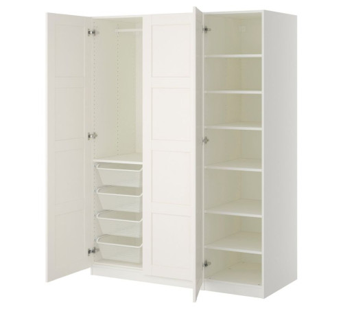 Szafa, biały/biały PAX / BERGSBO 390.255.99