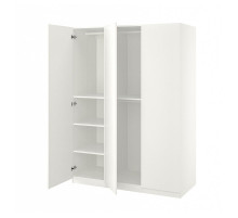 Kombinacja szafy, biały/biały PAX / FORSAND 395.006.95