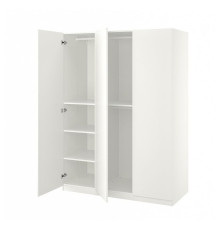 Kombinacja szafy, biały/biały PAX / FORSAND 395.006.95