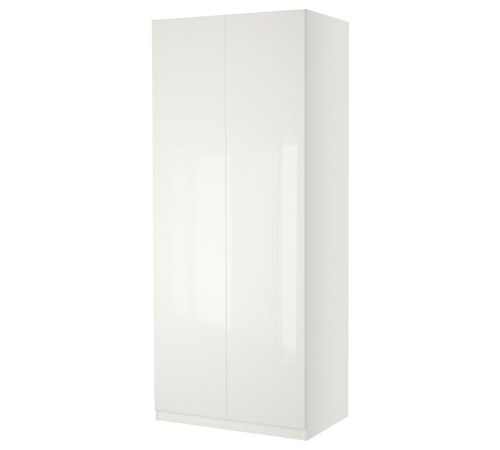 Szafa/2 drzwi, biały/połysk/biel PAX / FARDAL 399.054.98