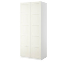Szafa/2 drzwi, biały/Bergsbo biały PAX 899.046.32
