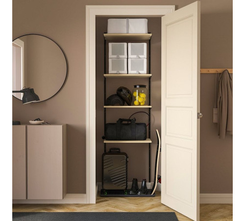 Regał, antracyt/dąb BOAXEL 895.901.27