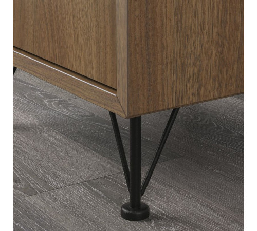 Noga, metal/czarny EKET 705.746.60