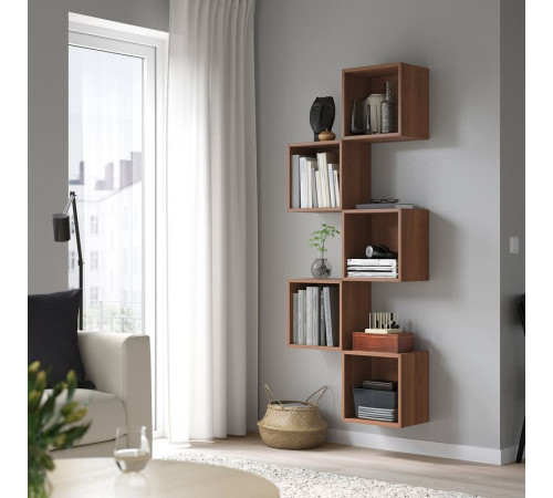 Kombinacja szafek wiszących, brązowy orzech EKET 494.902.95