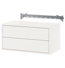 Kombinacja szafek wiszących, z 2 szufladami/biały EKET 495.903.70