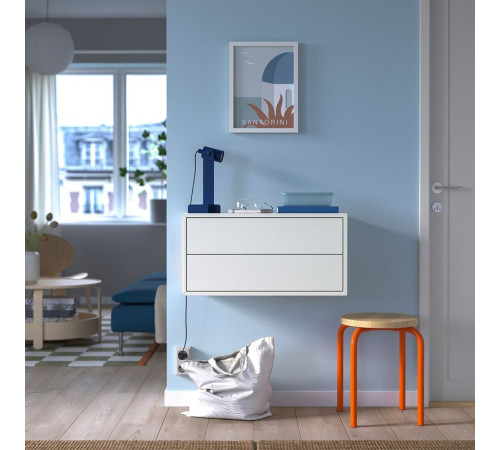 Kombinacja szafek wiszących, z 2 szufladami/biały EKET 495.903.70