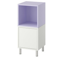 Kombinacja szafek z nóżkami, biały/blady fiolet EKET 596.020.99