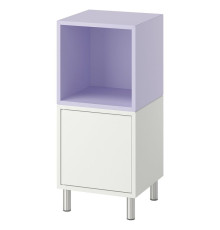 Kombinacja szafek z nóżkami, biały/blady fiolet EKET 596.020.99