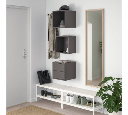 Kombinacja szafek wiszących, ciemnoszary EKET 893.363.77