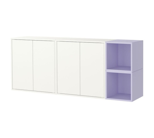 Kombinacja szafek ściennych, biały/blady fiolet EKET 896.020.50