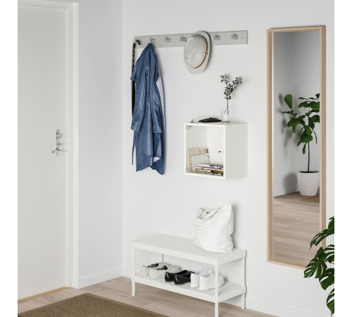 Szafka śc/szkl drzwi, biały EKET 293.363.56