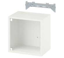 Szafka śc/szkl drzwi, biały EKET 293.363.56
