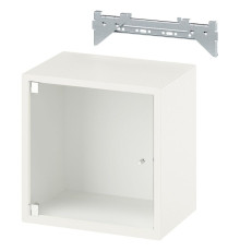 Szafka śc/szkl drzwi, biały EKET 293.363.56