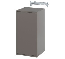 Szafka ścienna z 1 półką/drzwiami, ciemnoszary EKET 995.903.82