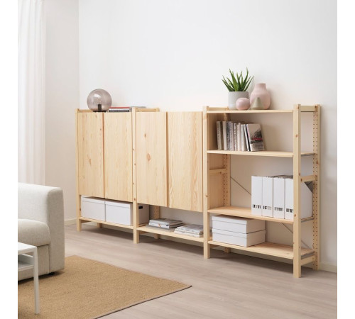 3 sekcje/półki/szafka, sosna IVAR 294.039.49