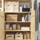 2 sekcje/półki/szafka, sosna IVAR 694.070.59