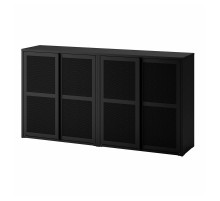 Szafka/drzwi, czarny siatka IVAR 995.081.08