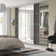 Kombinacja drzwi przesuwnych, aluminium/ciemnoszary lustro SKYTTA / MEHAMN/AULI 295.759.31