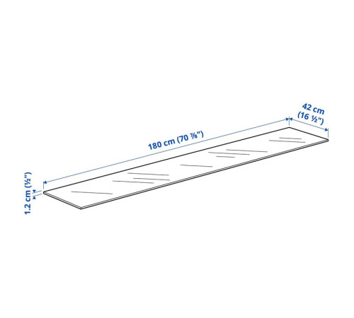 Panel górny, brązowy/orzech BESTÅ 805.978.64