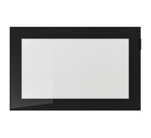 Drzwi szklane, czarny/szkło bezbarwne GLASSVIK 002.916.50