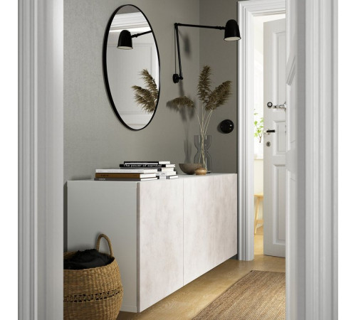 Drzwi, jasnoszary imitacja betonu KALLVIKEN 504.887.67