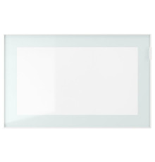 Drzwi szklane, biały/jasnozielony szkło bezbarwne GLASSVIK 605.408.97