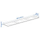 Дверная комбинация, Глассвик черный/прозрачное стекло БЕСТО 491.403.96